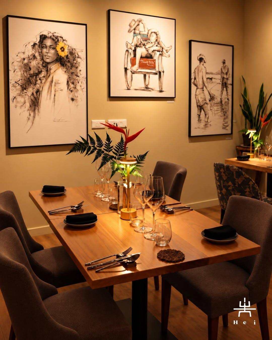 🌺 𝐇𝐄𝐈 𝐑𝐄𝐒𝐓𝐀𝐔𝐑𝐀𝐍𝐓, le raffinement jusque dans l’assiette.🍽️