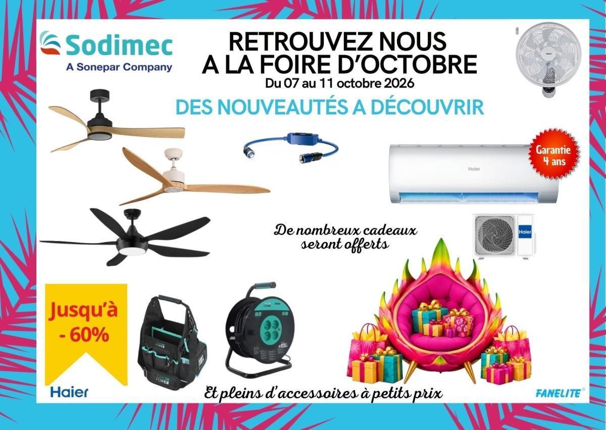 🎉𝐒𝐎𝐃𝐈𝐌𝐄𝐂 vous donne RDV à la Foire d'Octobre!🎉