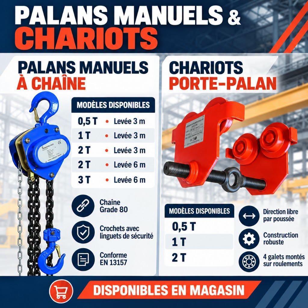 🏗️Découvrez chez 𝐅𝐨𝐮𝐫𝐧𝐢𝐭𝐮𝐫𝐞𝐬 𝐈𝐧𝐝𝐮𝐬𝐭𝐫𝐢𝐞𝐥𝐥𝐞𝐬 𝐝𝐞 𝐓𝐚𝐡𝐢𝐭𝐢 leur gamme des palans.