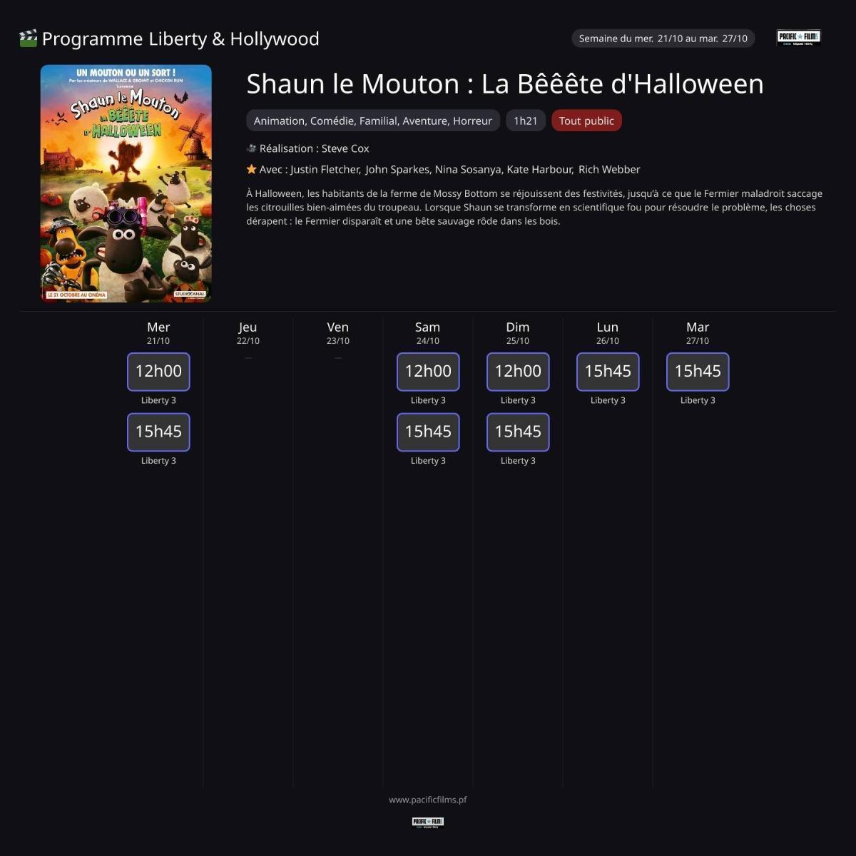 SHAUN LE MOUTON - LE BETE D'HALLOWEEN - 