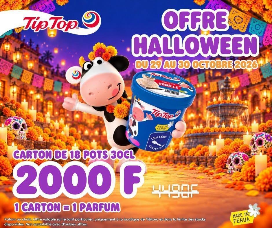 🎃 Profitez de l'offre Halloween chez 𝐓𝐈𝐏 𝐓𝐎𝐏 du 29 au 30 Octobre! 🎃