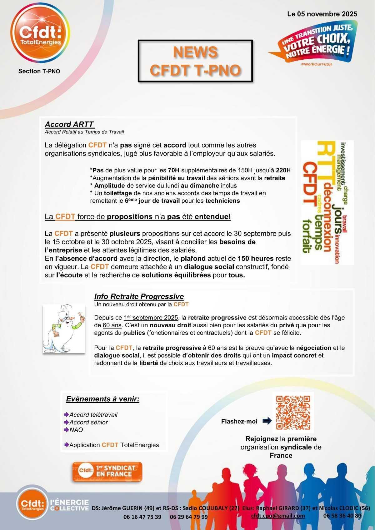 News CFDT T-PNO