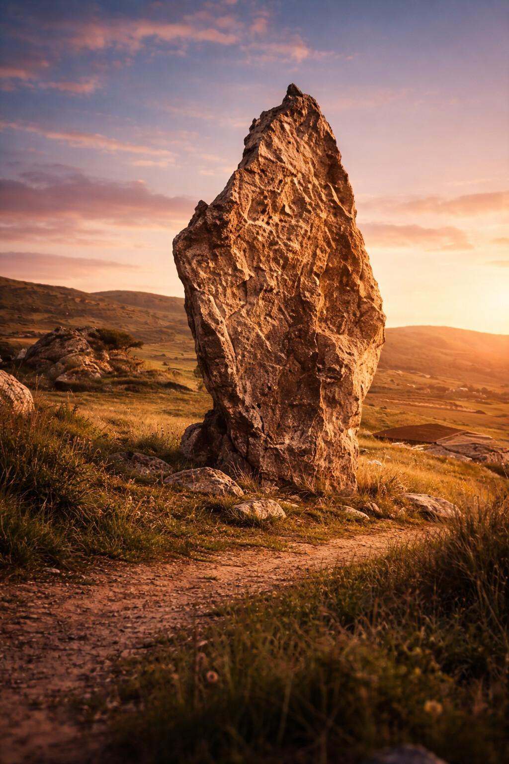 Menhir di Pizzo della Madonna - Menhir of Pizzo della Madonna