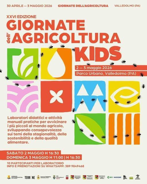 Giornate dell'Agricoltura KIDS - XXVI edizione Giornate dell'Agricoltura (inizio ore 16.30)