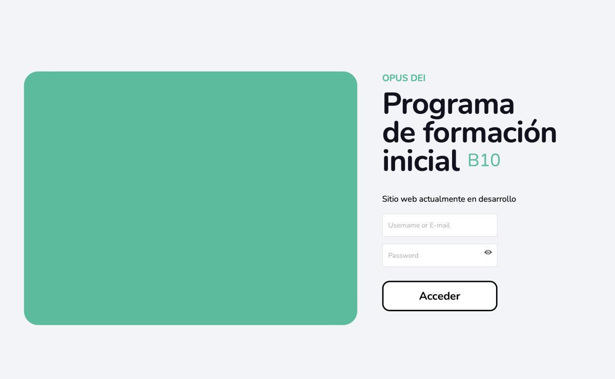 Formación inicial