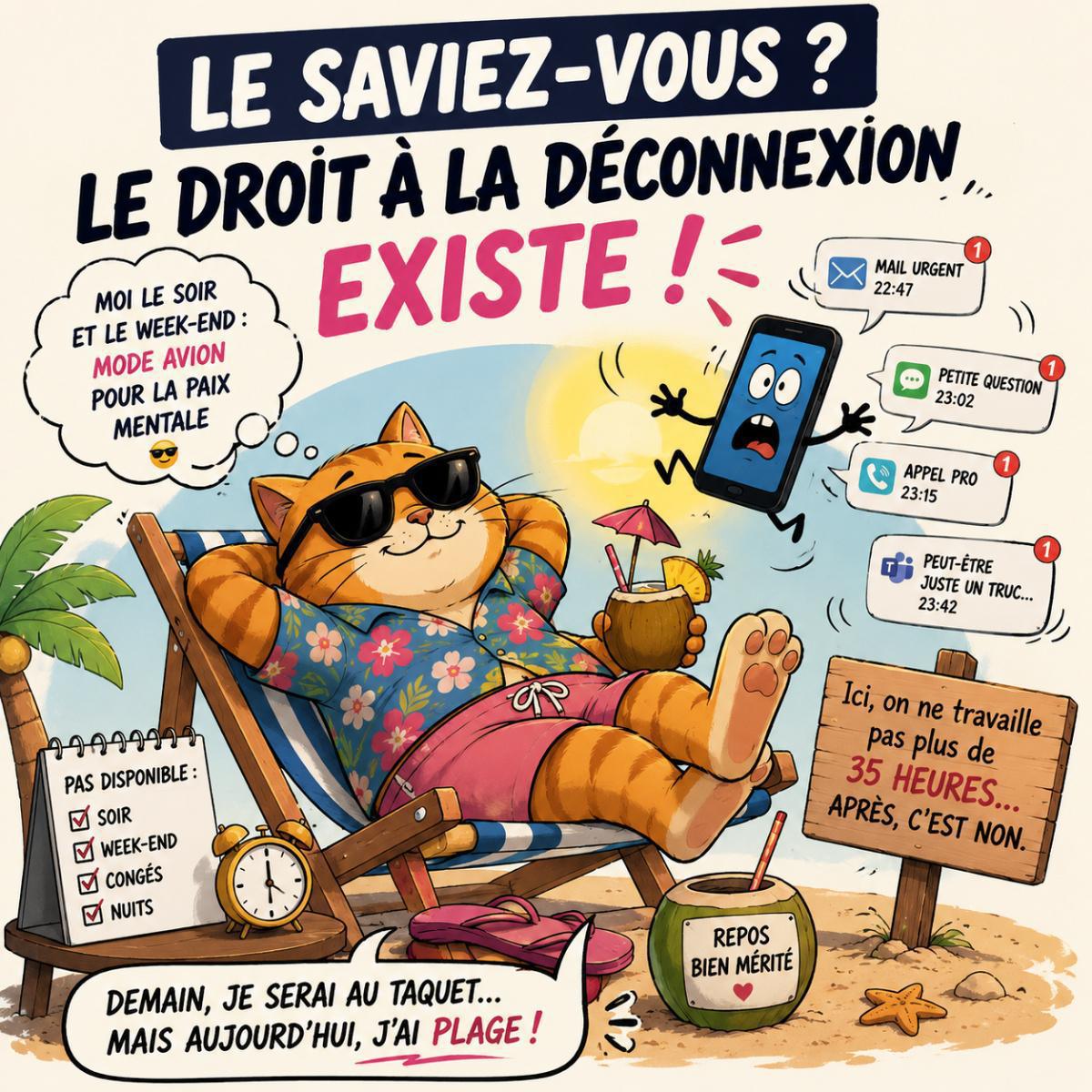 Le droit à la déconnexion existe 