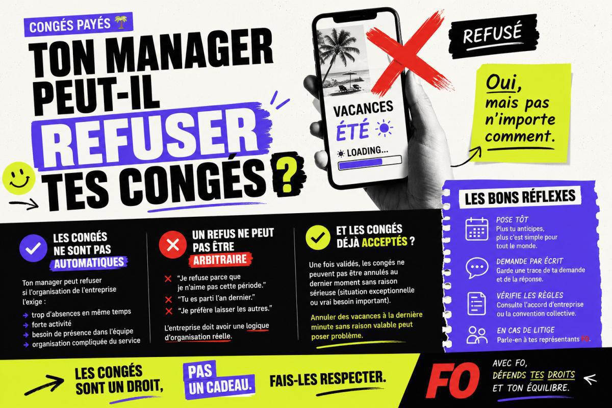 Ton manager peut-il refuser tes congés ?