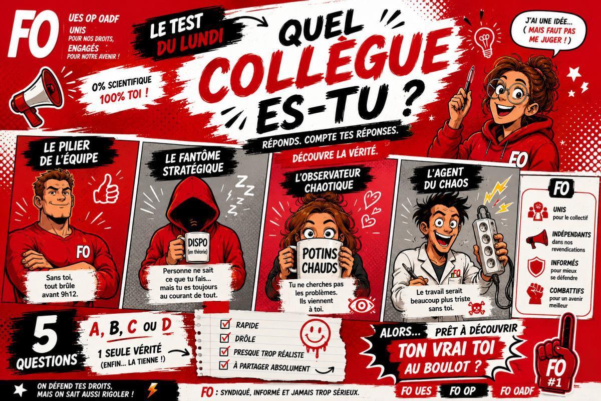 🎭 Quel collègue es-tu au travail ?