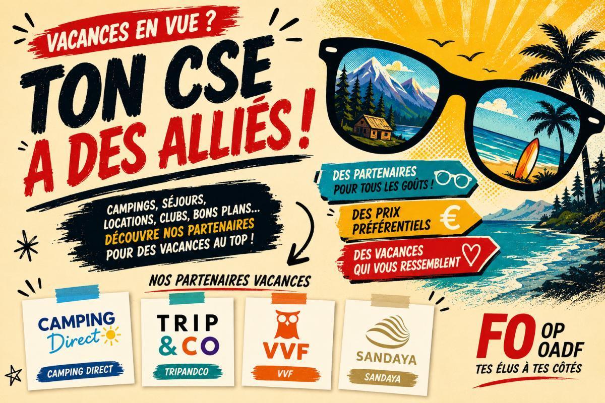 Des vacances à prix CSE ? C'est par ici !