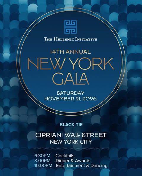 The Hellenic Initiative Annual Gala - NYC The Hellenic Initiative Annual Gala - NYC