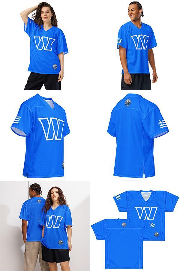 Washington Commanders Greek Heritage Football Jersey Washington Commanders Greek Heritage Football Jersey