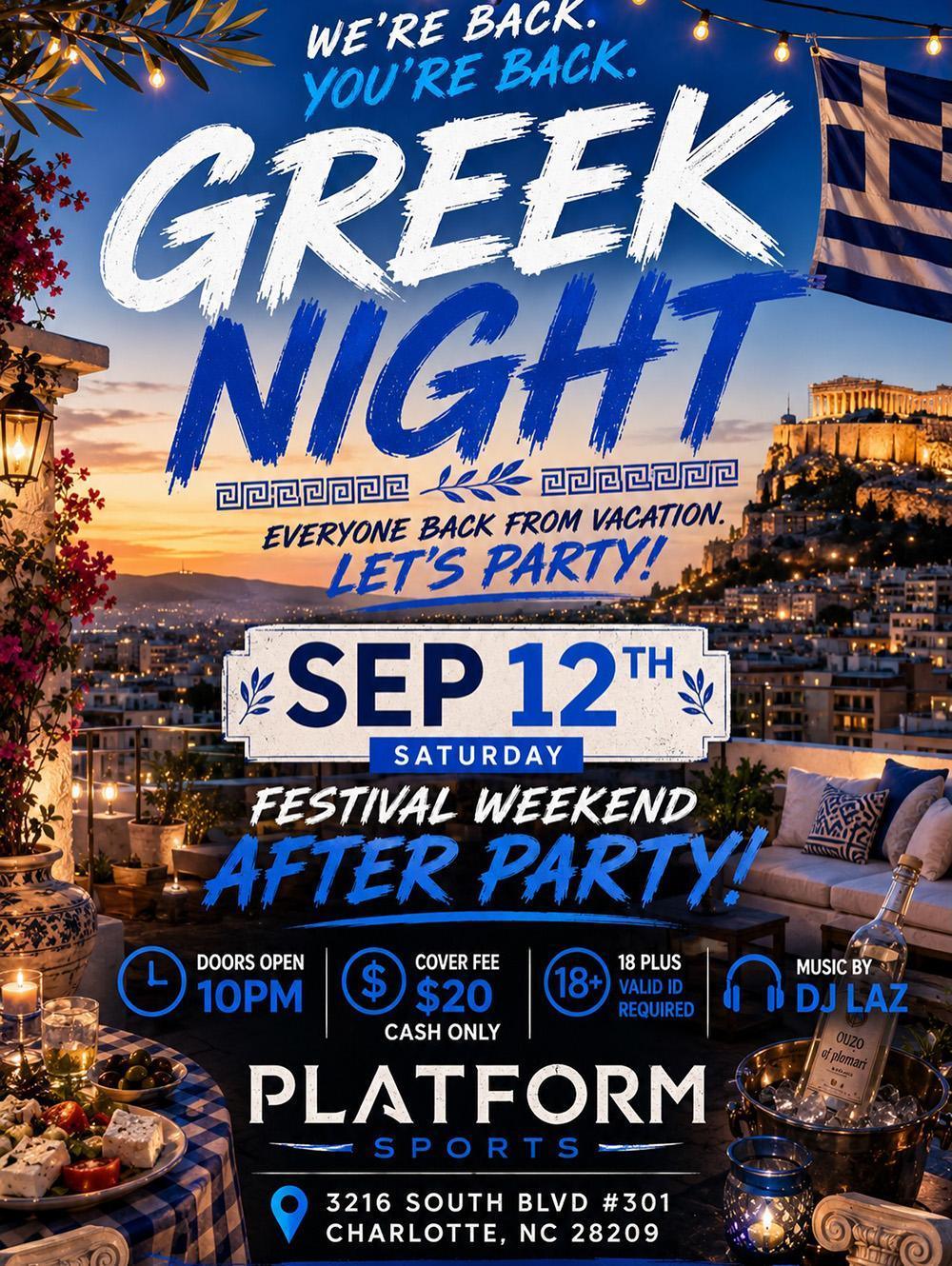 Greek Night Charlotte