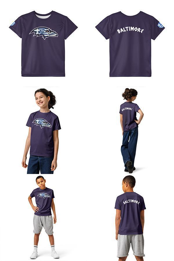 Greek Heritage Baltimore Ravens Kids Sports Jersey