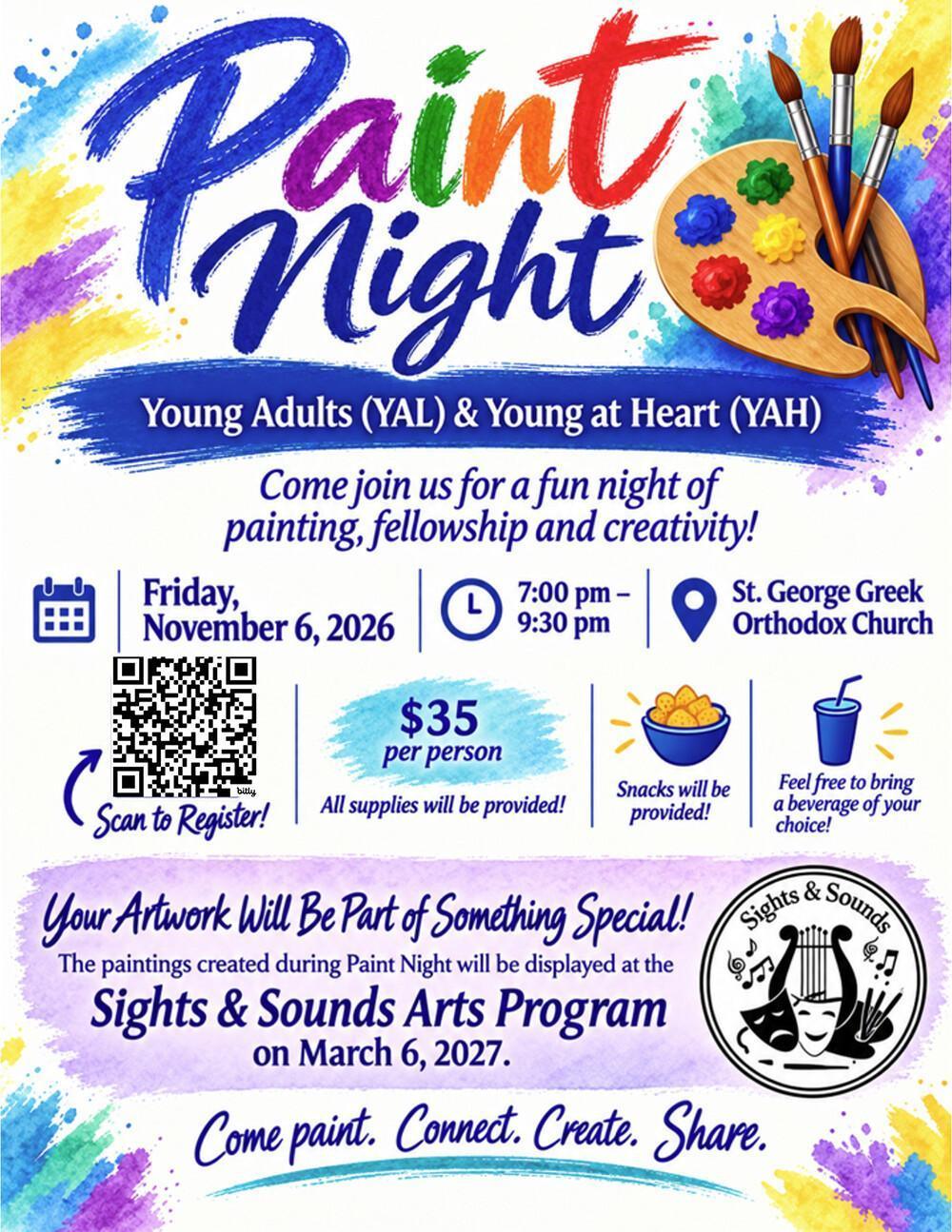 YAL & YAH Paint Night