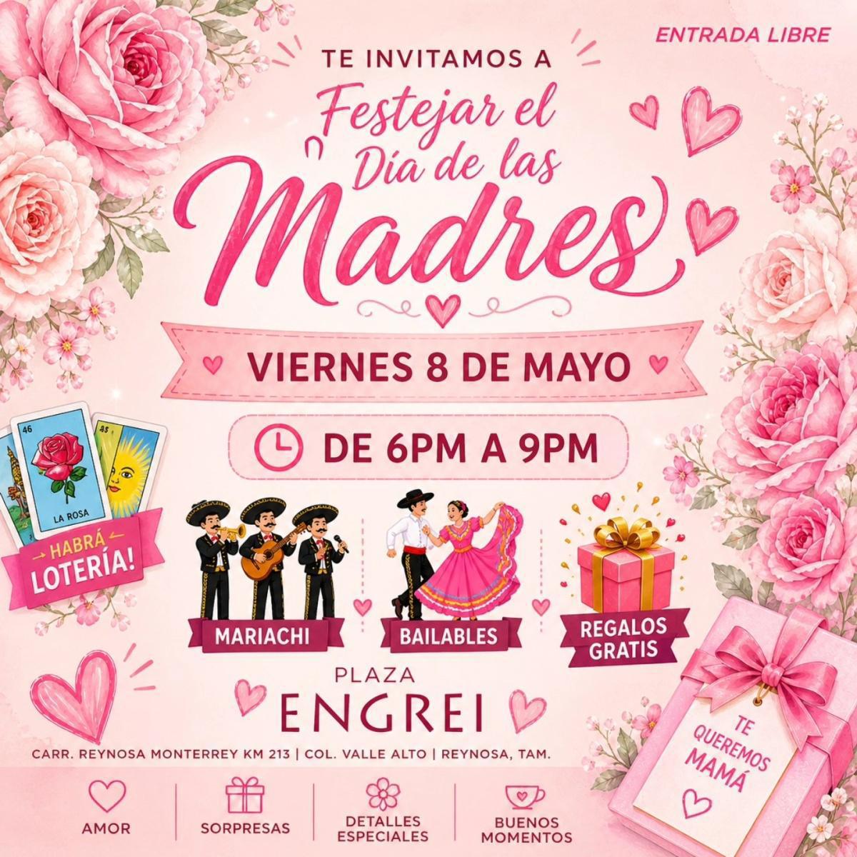 Festejo día de las madres Plaza Engrei