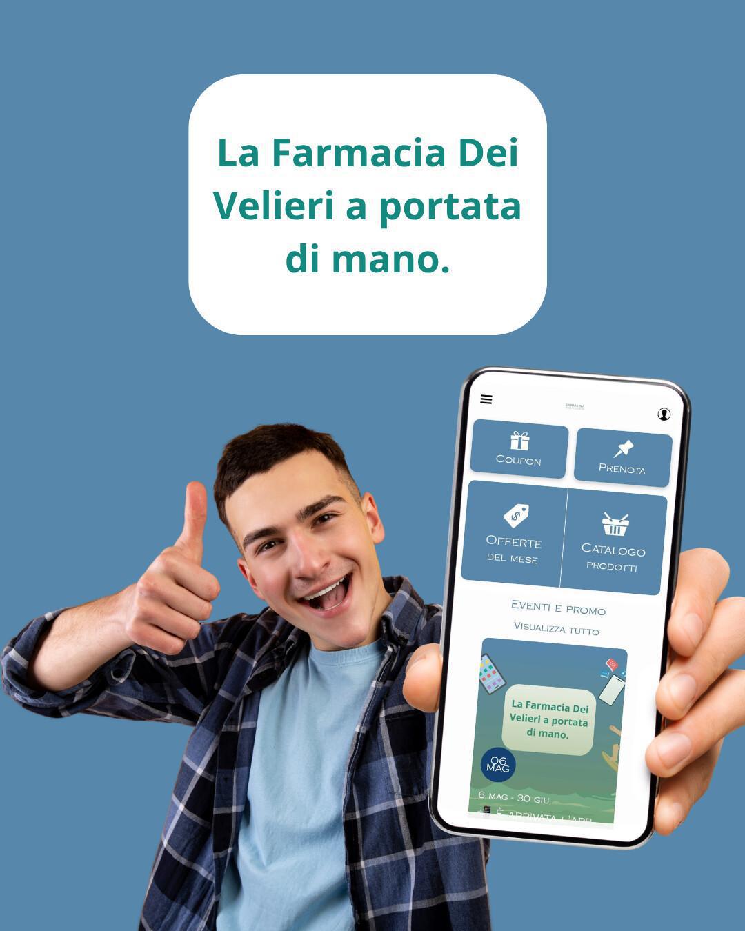 📲 È arrivata l'app della Farmacia Dei Velieri! 📲 È arrivata l'app della Farmacia Dei Velieri!