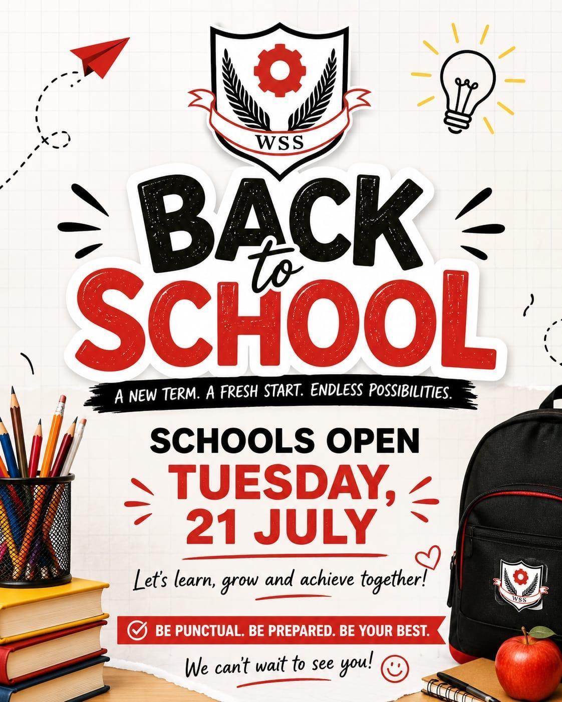 Back to School Term 3 2026