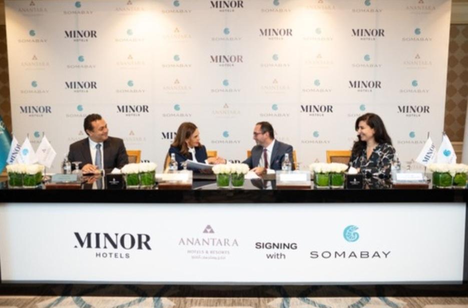 Minor Hotels und Somabay unterzeichnen Anantara Somabay Resort & Residences am Roten Meer in Ägypten Minor Hotels und Somabay unterzeichnen Anantara Somabay Resort & Residences am Roten Meer in Ägypten