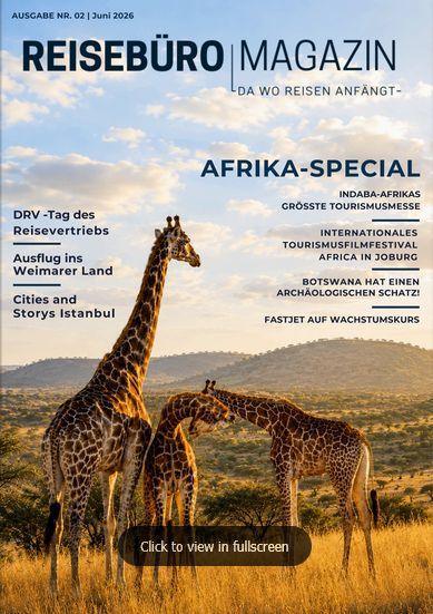 Reisebüro Magazin Ausgabe Juni 2026 ist on Air