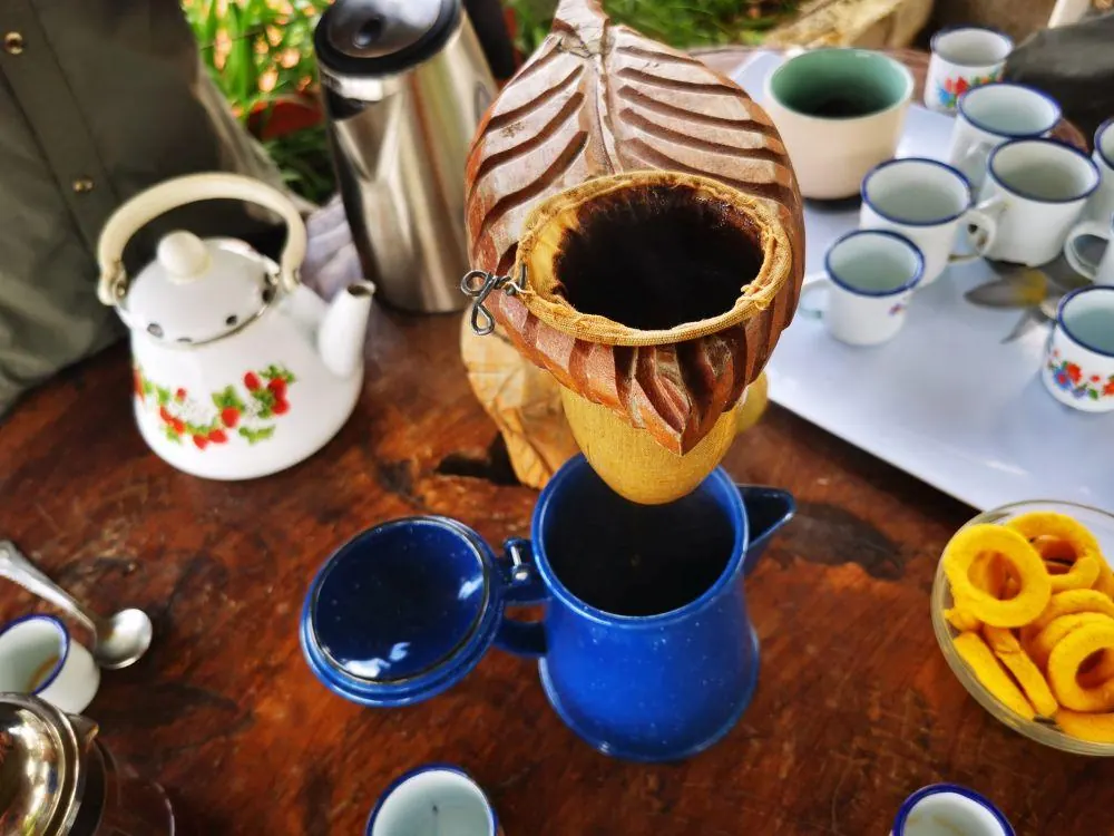 Traditionelle "Kaffeemaschine" in Costa Rica