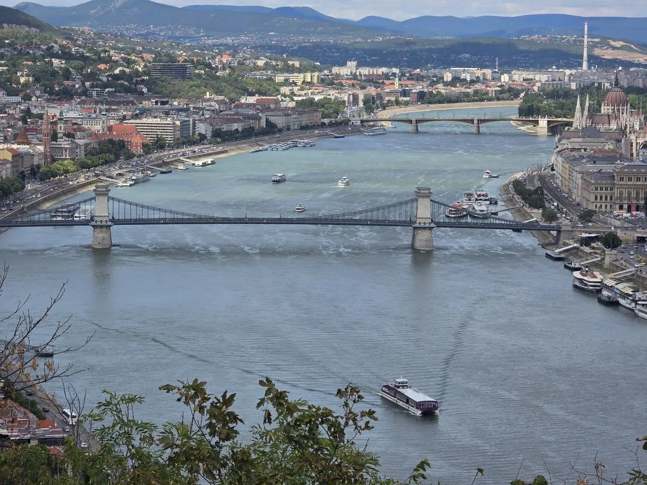 Spektakulärer Blick auf Budapest