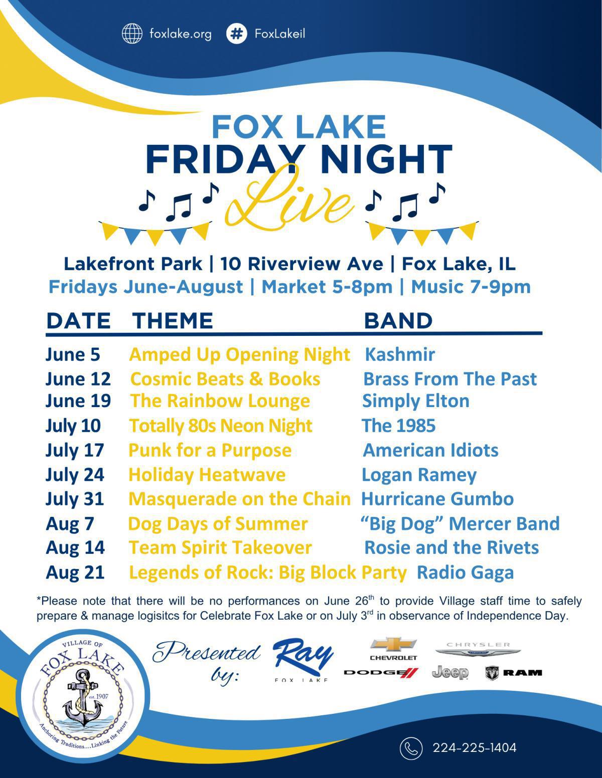 Fox Lake Friday Night Live