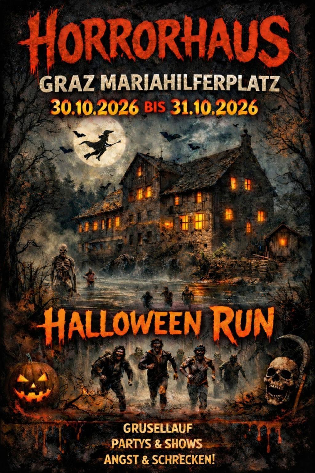 Grazer Horrorhaus und Halloween Run Grazer Horrorhaus und Halloween Run