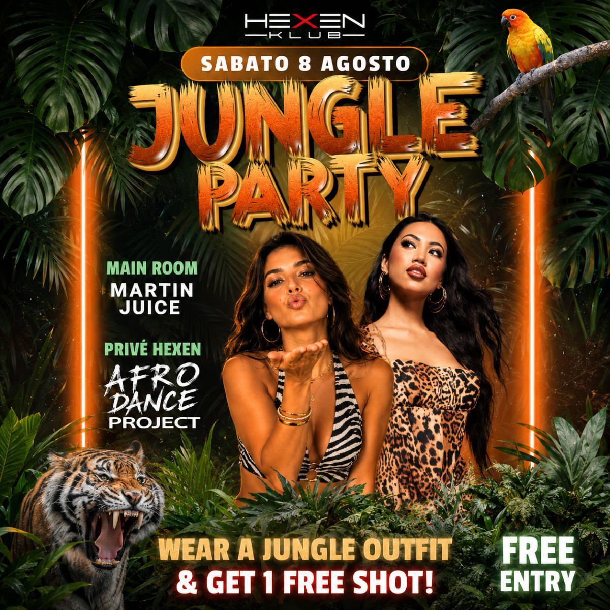Jungle Party all’Hexen Klub Jungle Party all’Hexen Klub