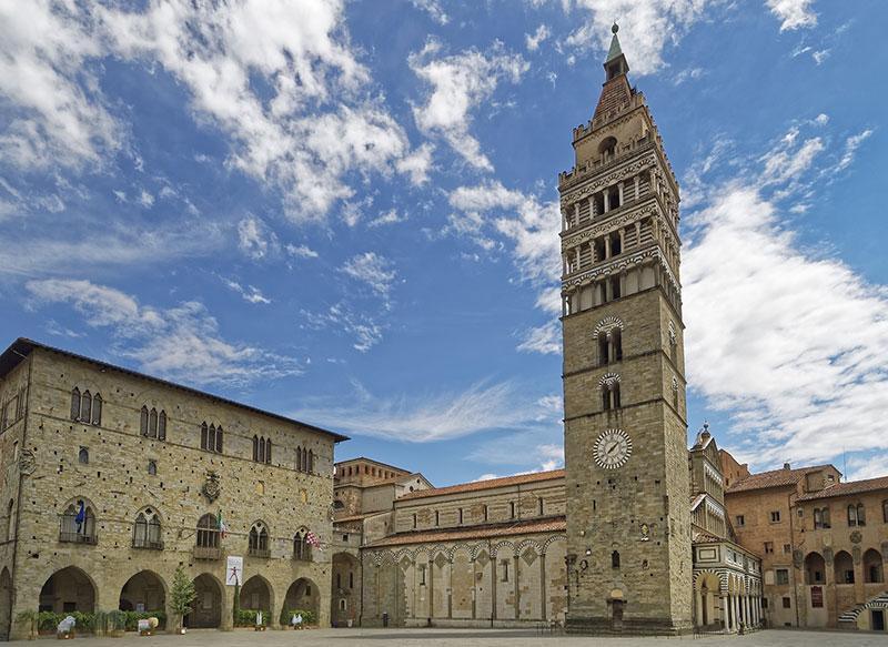 Bell tower of the Cathedral of Pistoia Bell tower of the Cathedral of Pistoia