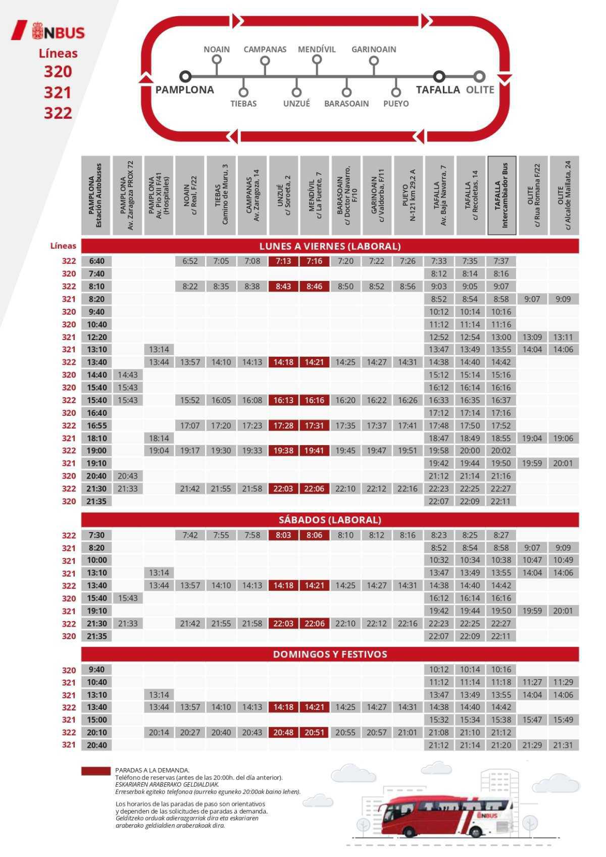 Horario Autobuses