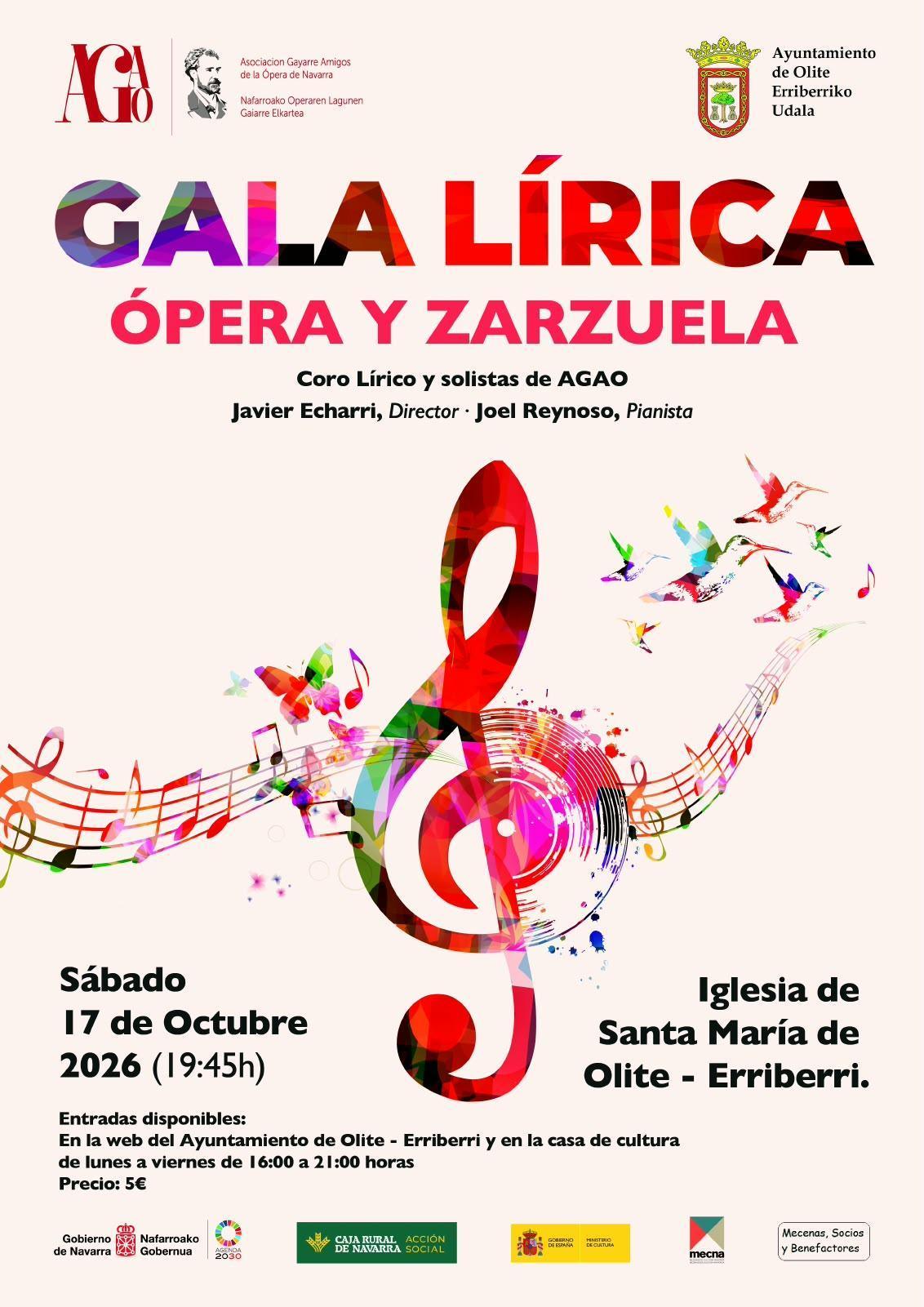 Gala Lírica Ópera y Zarzuela