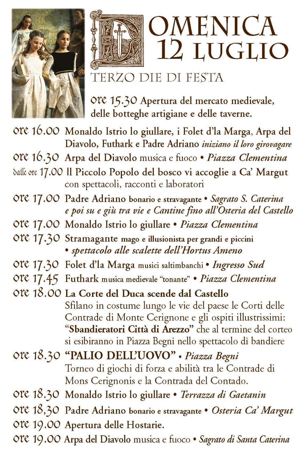 Mons Cerignonis Giornate Medievali