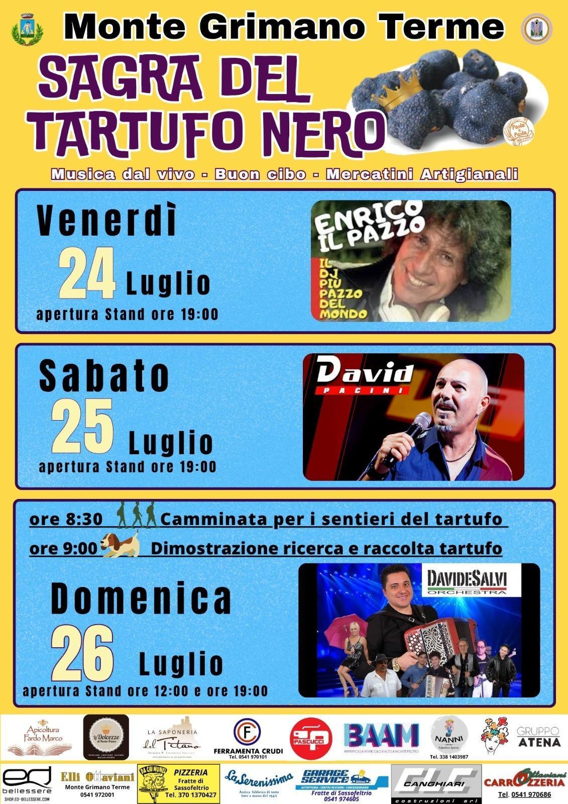 Sagra del Tartufo Nero della Valle del Conca Sagra del Tartufo Nero della Valle del Conca