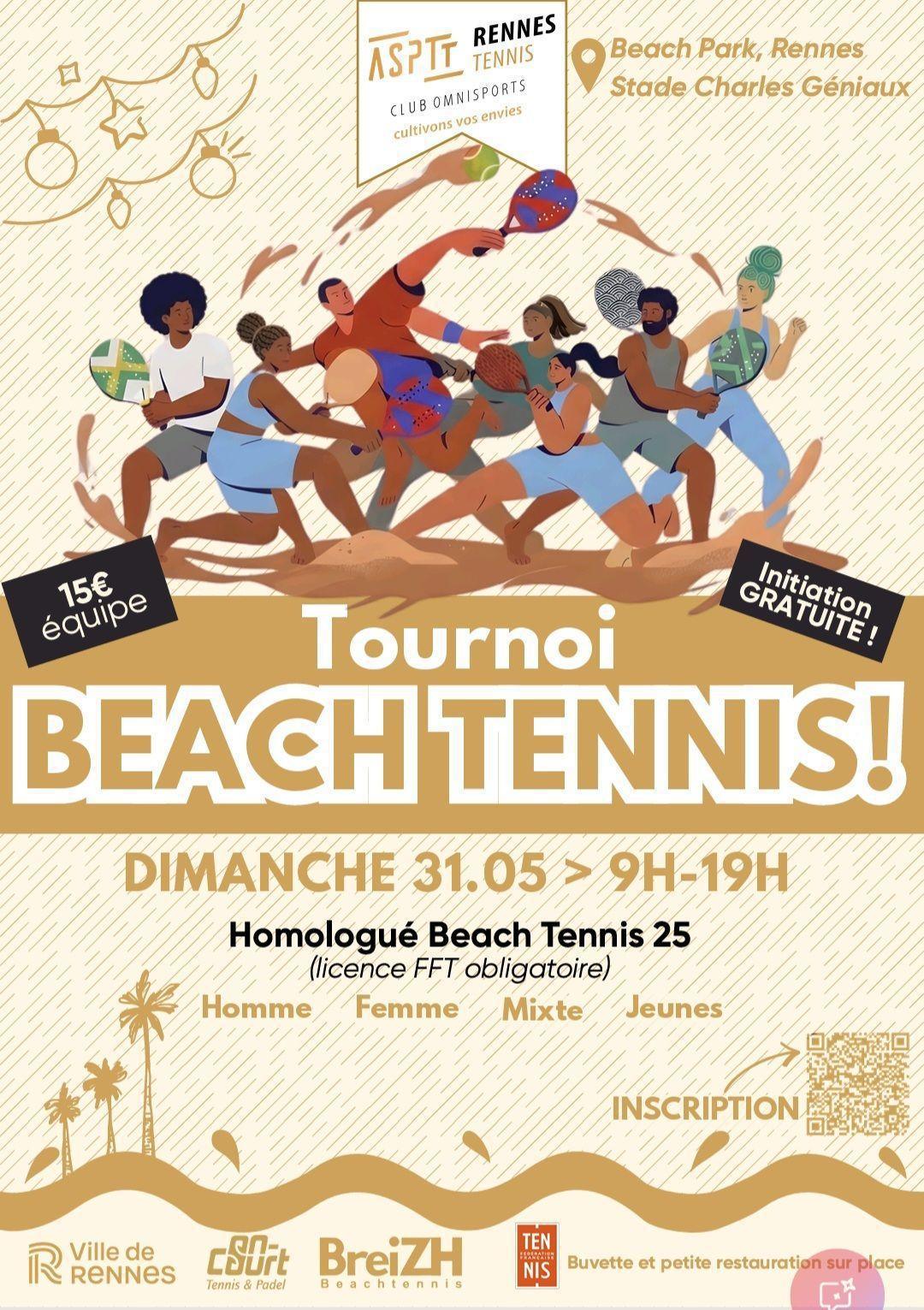 Beach Tennis - Tournoi homologué Beach Tennis - Tournoi homologué