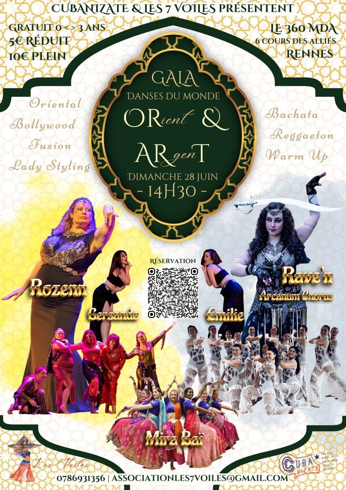 ORient & ARgenT - Gala de Danses du Monde au 360 MDA ORient & ARgenT - Gala de Danses du Monde au 360 MDA