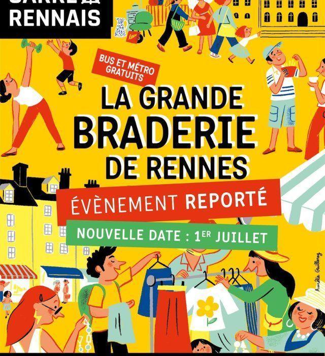 La Grande Braderie au centre-ville de Rennes