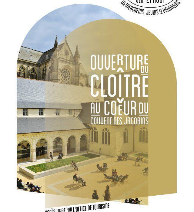 Ouverture du cloître au Couvent des Jacobins de Rennes