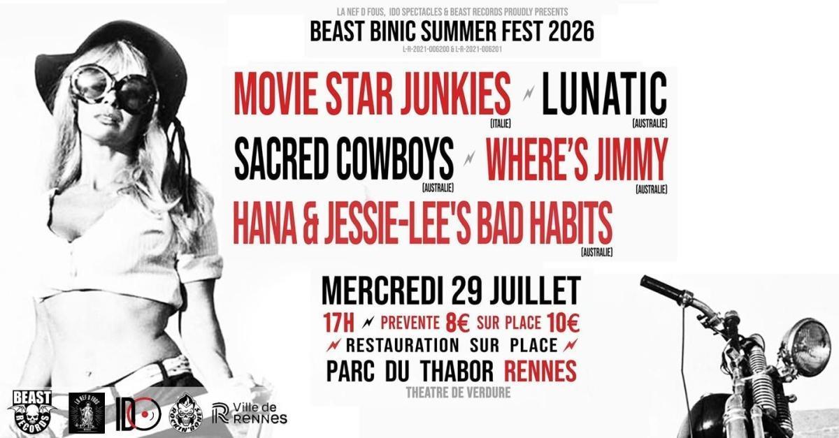 Beast Binic Summer Fest au Parc du Thabor