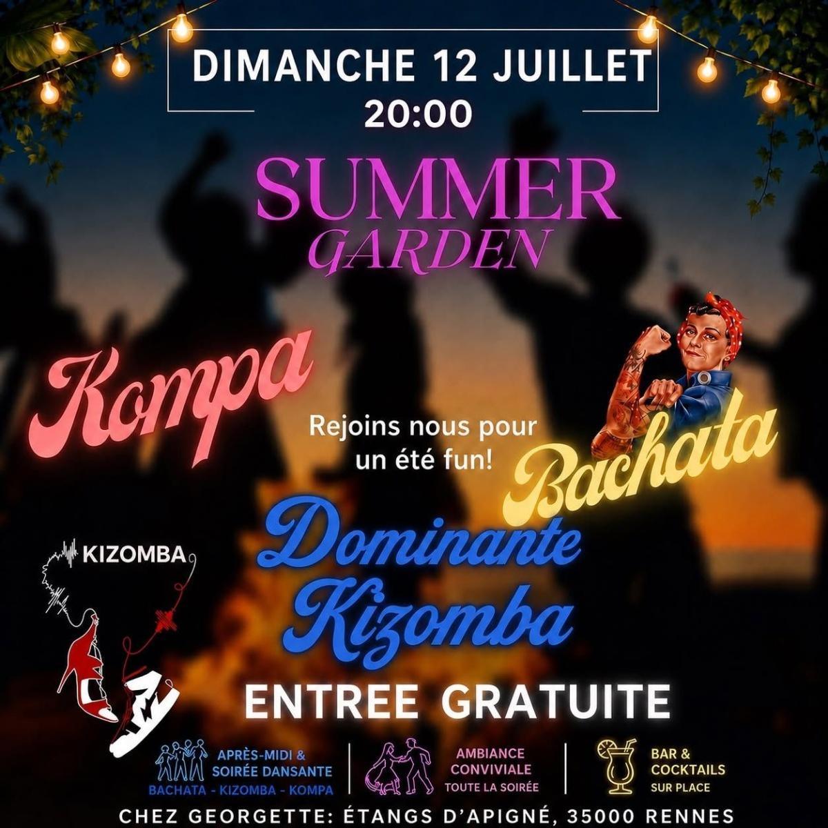 Summer Garden Georgette – Kizomba au Georgette Apigné