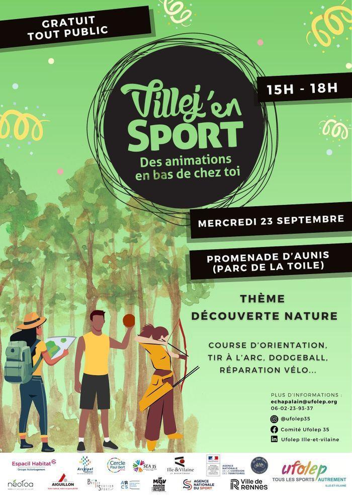Villej'en Sport, animations sportives promenade d'Aunis à Rennes Villej'en Sport, animations sportives promenade d'Aunis à Rennes