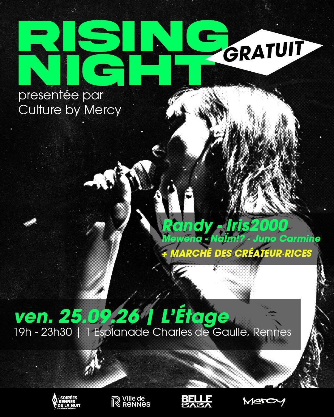 Rising Night, cinq artistes émergents à L'Étage à Rennes Rising Night, cinq artistes émergents à L'Étage à Rennes