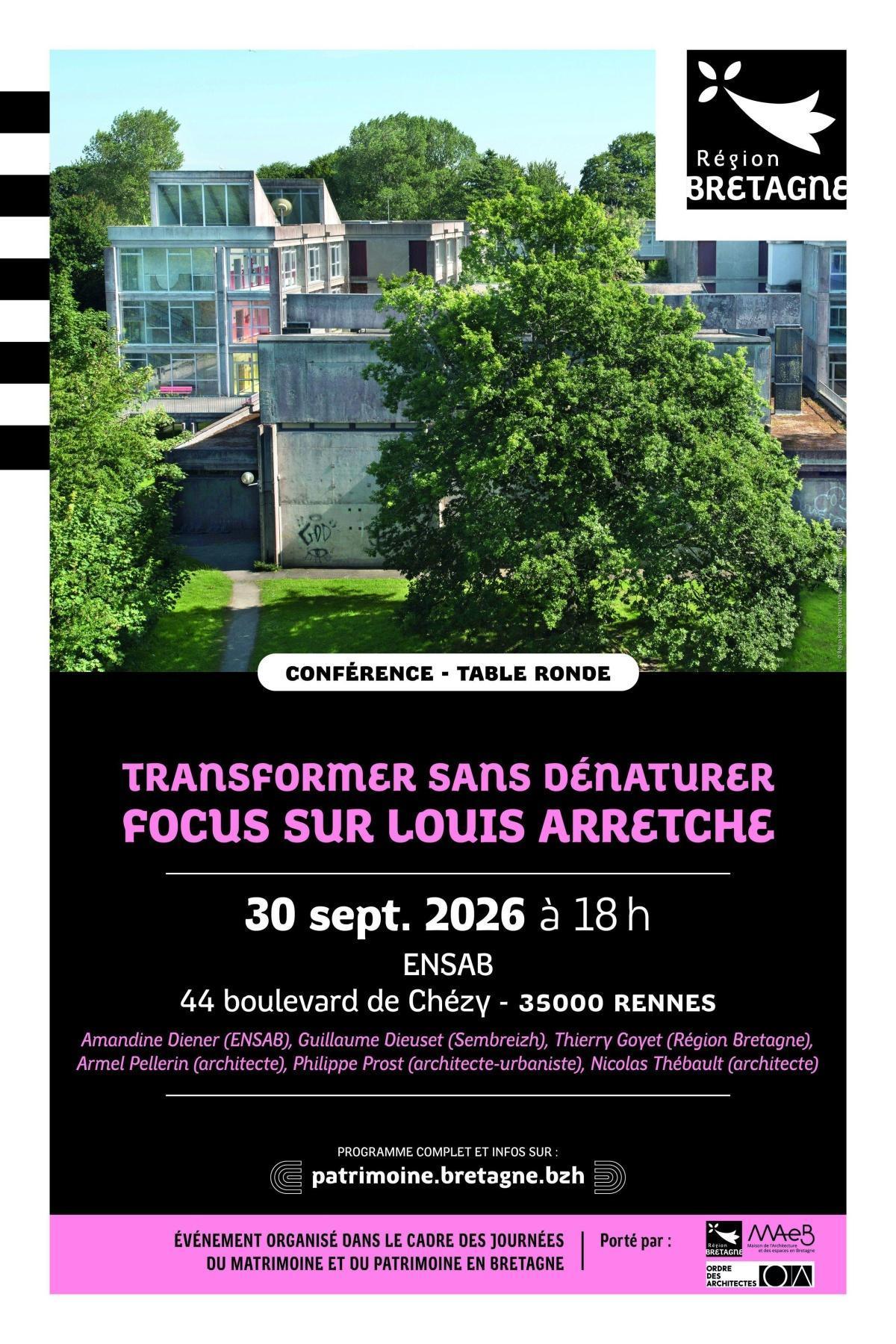 Transformer sans dénaturer, focus sur Louis Arretche à l'École nationale supérieure d'architecture de Bretagne Transformer sans dénaturer, focus sur Louis Arretche à l'École nationale supérieure d'architecture de Bretagne