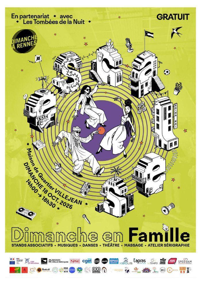 Dimanche en famille, clôture des Escales Africaines à la maison de quartier de Villejean Dimanche en famille, clôture des Escales Africaines à la maison de quartier de Villejean
