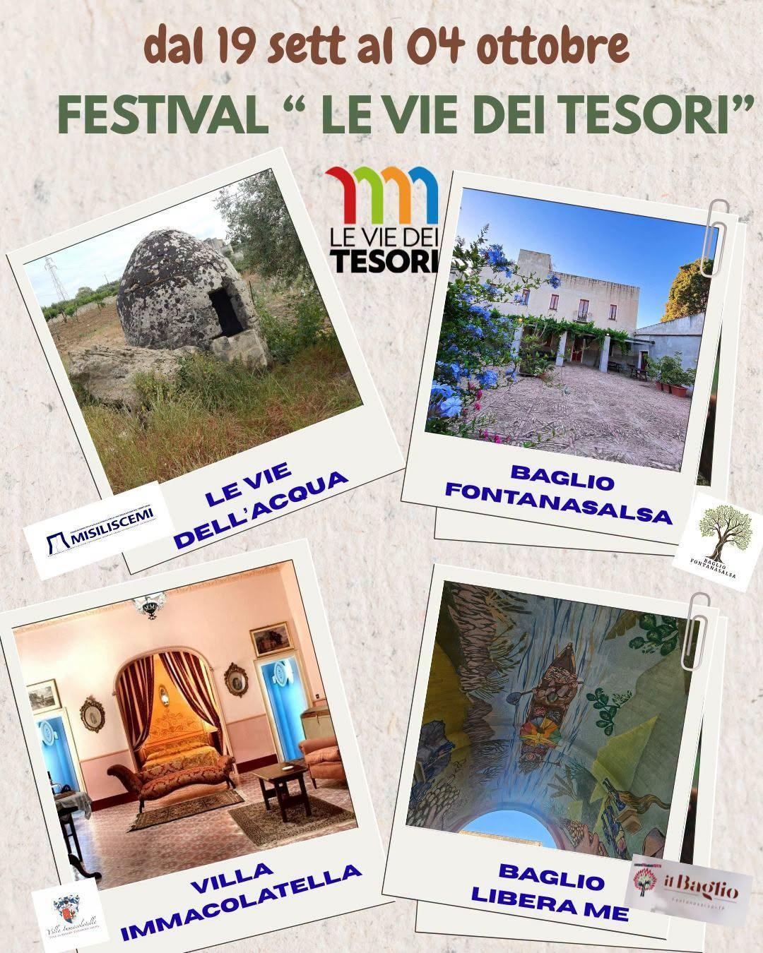 Festival Le Vie dei Tesori (dalle ore 9.30) Festival Le Vie dei Tesori (dalle ore 9.30)