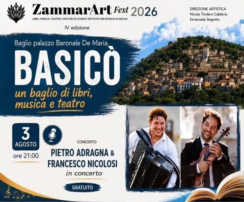 Pietro Adragna & Francesco Nicolosi in concerto (inizio ore 21:00)
