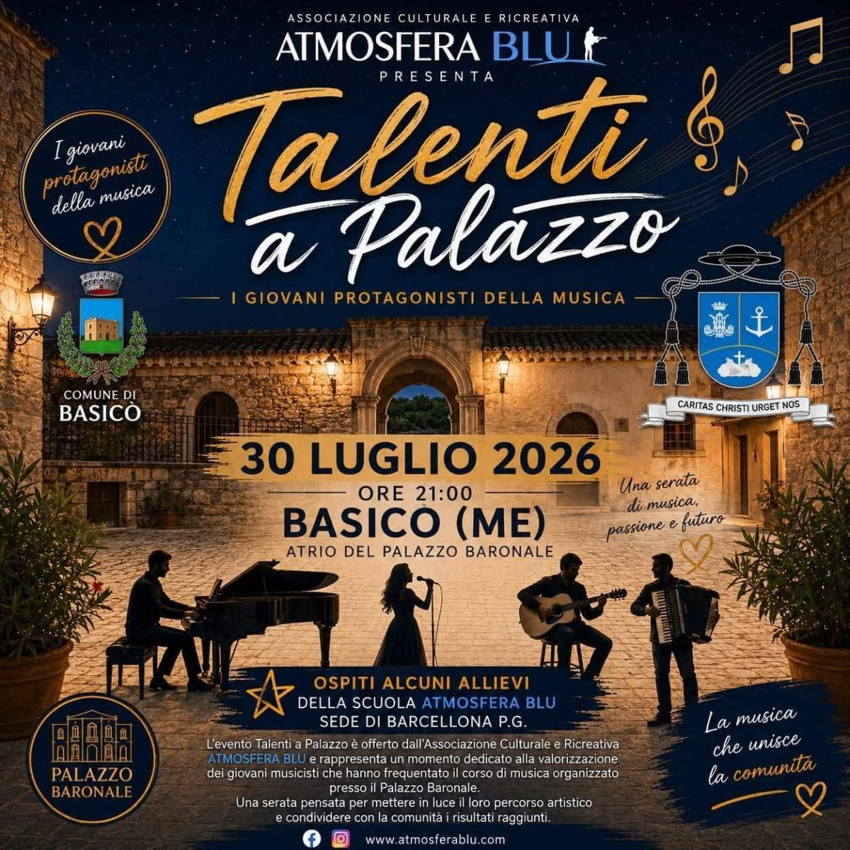 Atmosfera Blu - Talenti a Palazzo (inizio ore 21.00)