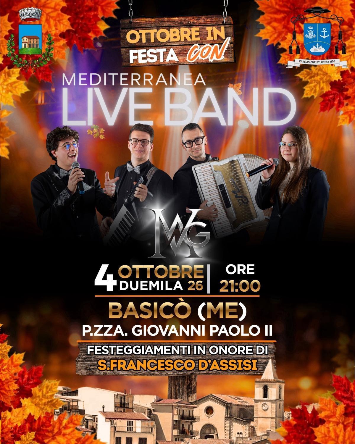 Sagra della Salsiccia e della carne Bollita - Serata danzante con il Gruppo Mediterranea Live Band (Inizio ore 21.00)