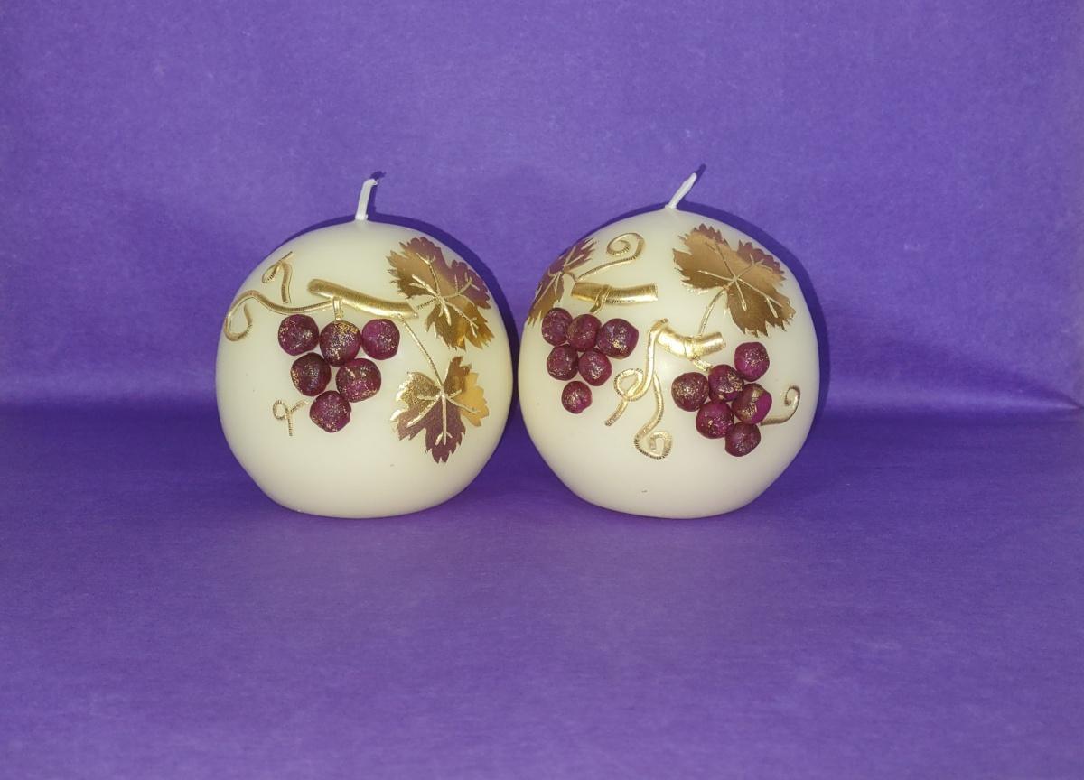 Candele decorate - galleria