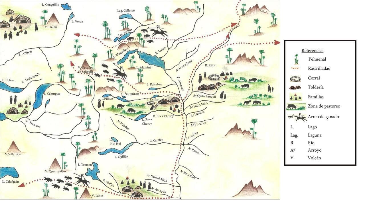 Microrregión en las décadas previas a la Conquista del Desierto