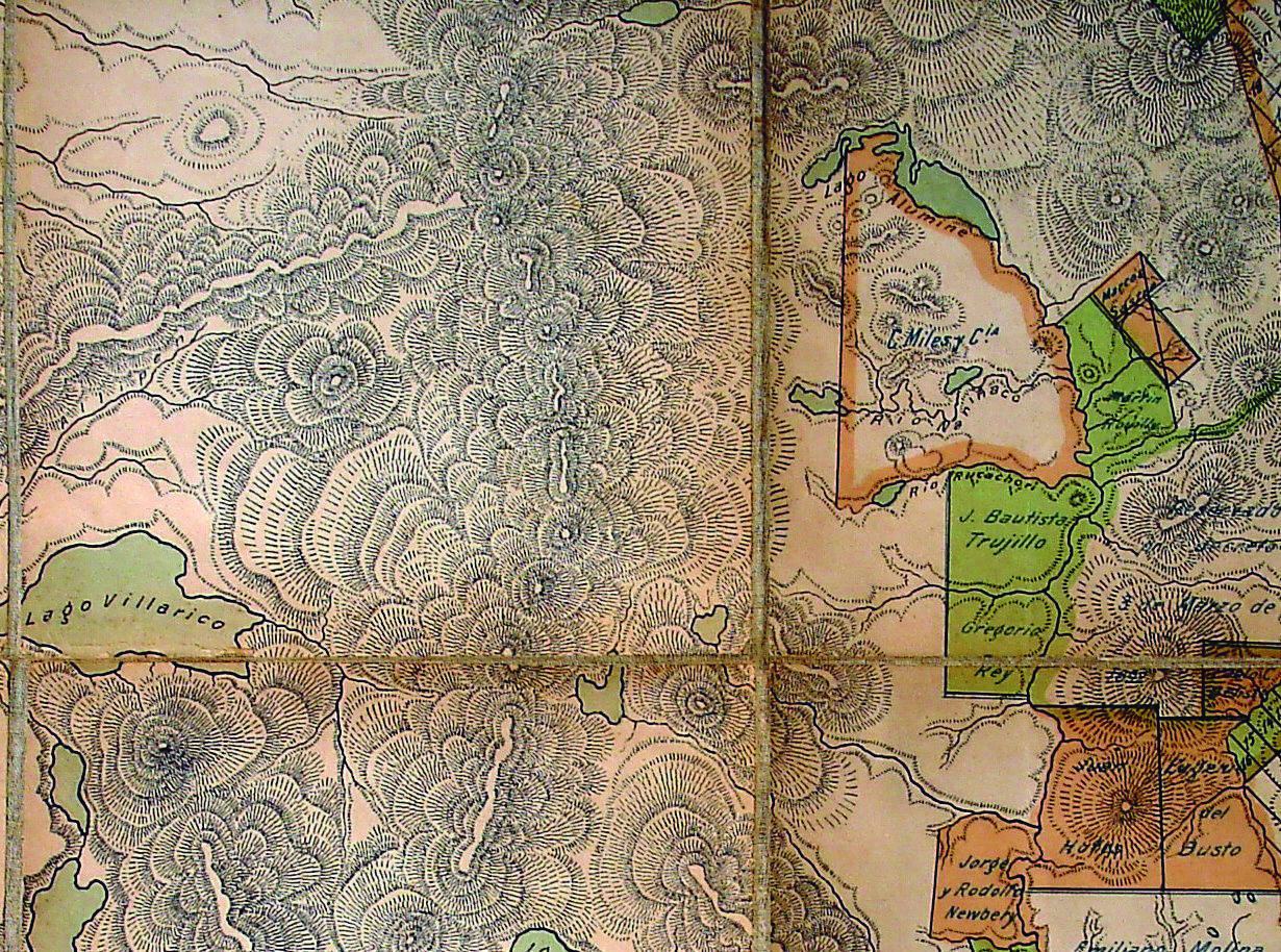 Recorte del plano catastral de la microregión de 1896
